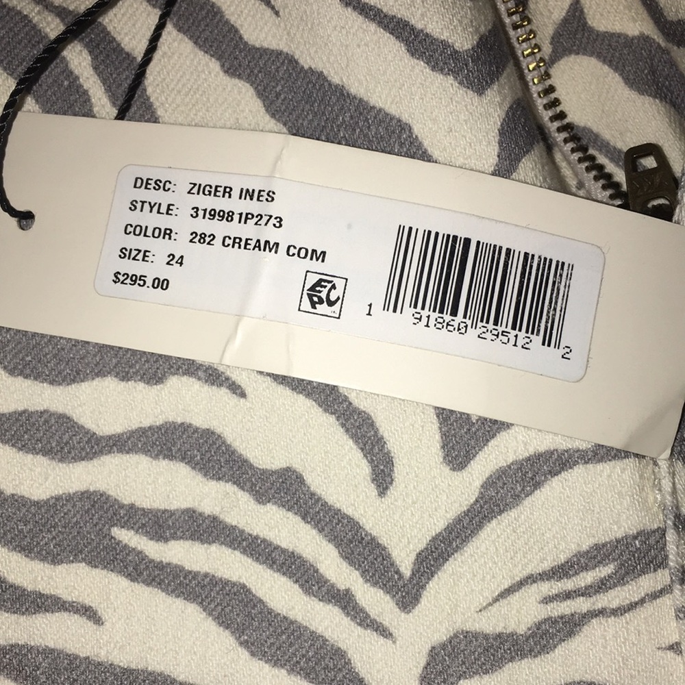 La Vie Rebecca Taylor Ziger Ines Jeans sz 24 - Picture 7 of 7